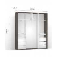 DRESSING LEX 221-218-45 A GRI/CZP/O